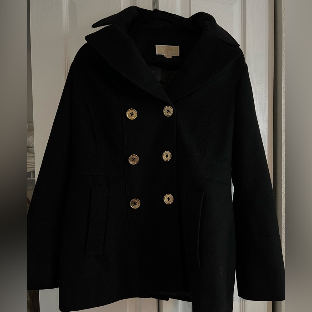 Black Michael Kors Peacoat